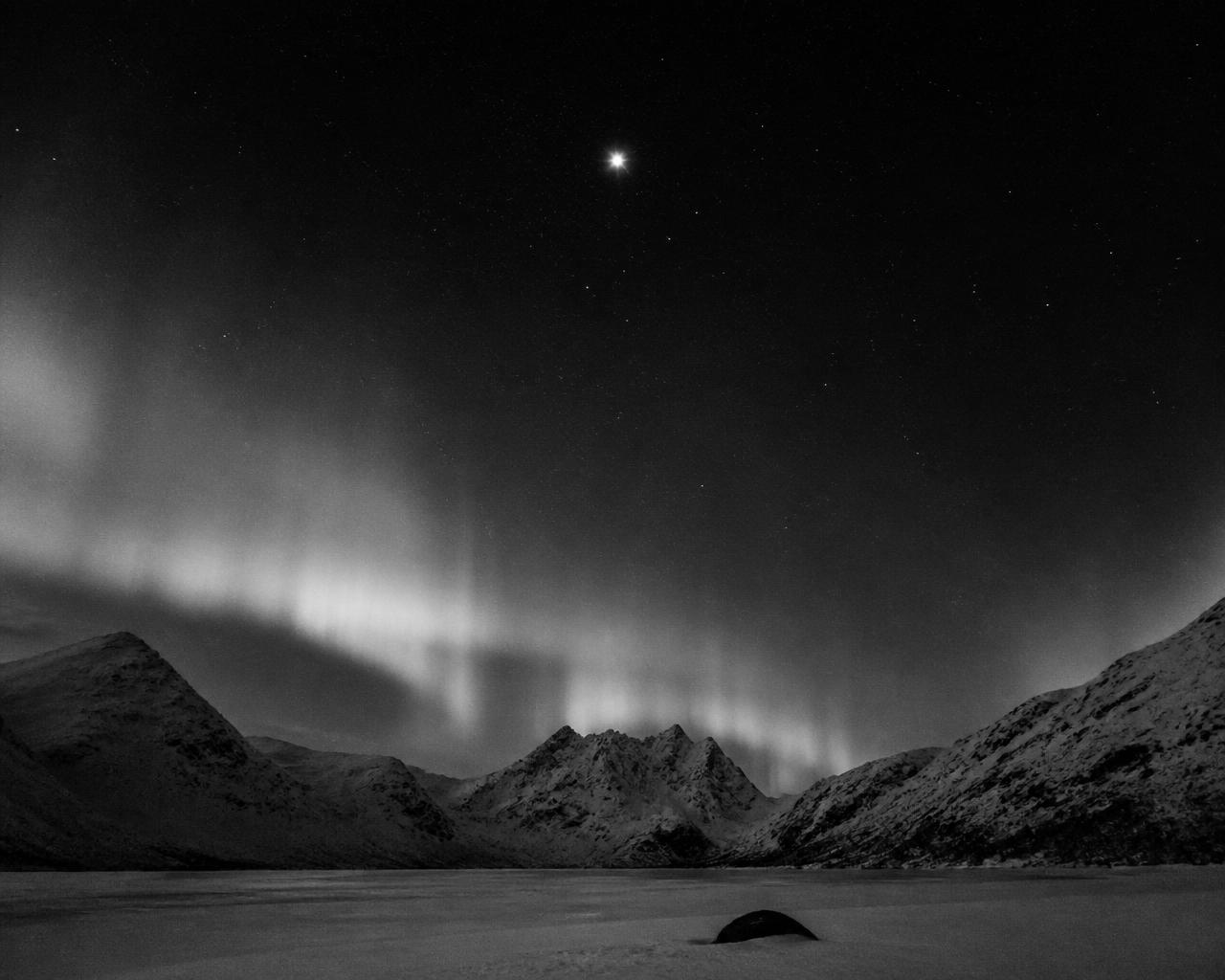 Polar star — night sky